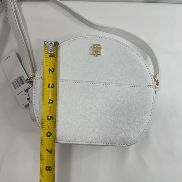 New‎ Tommy Hilfiger Women's Crossbody Bag White Round Circle Purse Handbag - Picture 12 of 14